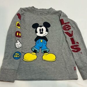 Disney Levi’s Mickey Mouse long sleeve t-shirt-Grey 4/5